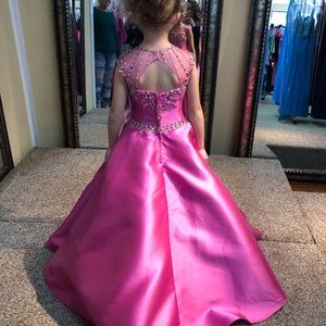 Girls size 4 (street size 5/6) Ritzee Custom Gown